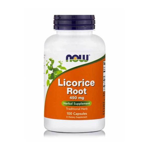 Now Licorice Root 450mg 100 Capsules Medone